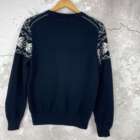 Weatherproof Vintage Men's Navy Fair Isle Sweater Medium NWT - Picture 3 of 6